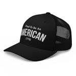 Proud To Be An American Trucker Cap