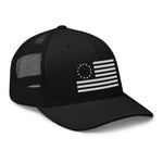 White 13 Colonies Flag Trucker Cap - | Drunk America 