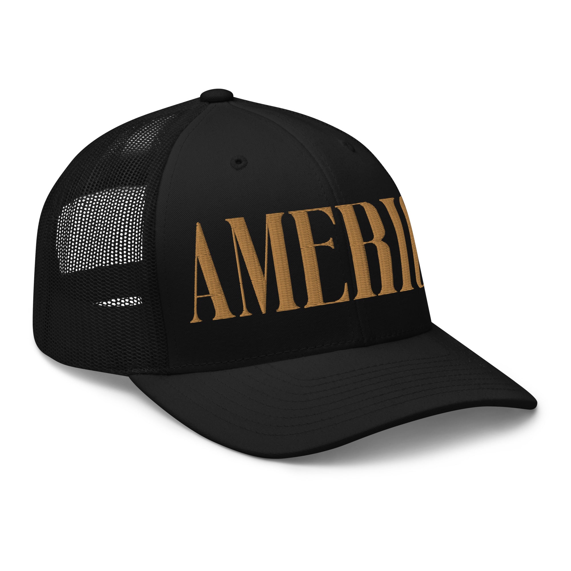 America Old Gold Trucker Cap