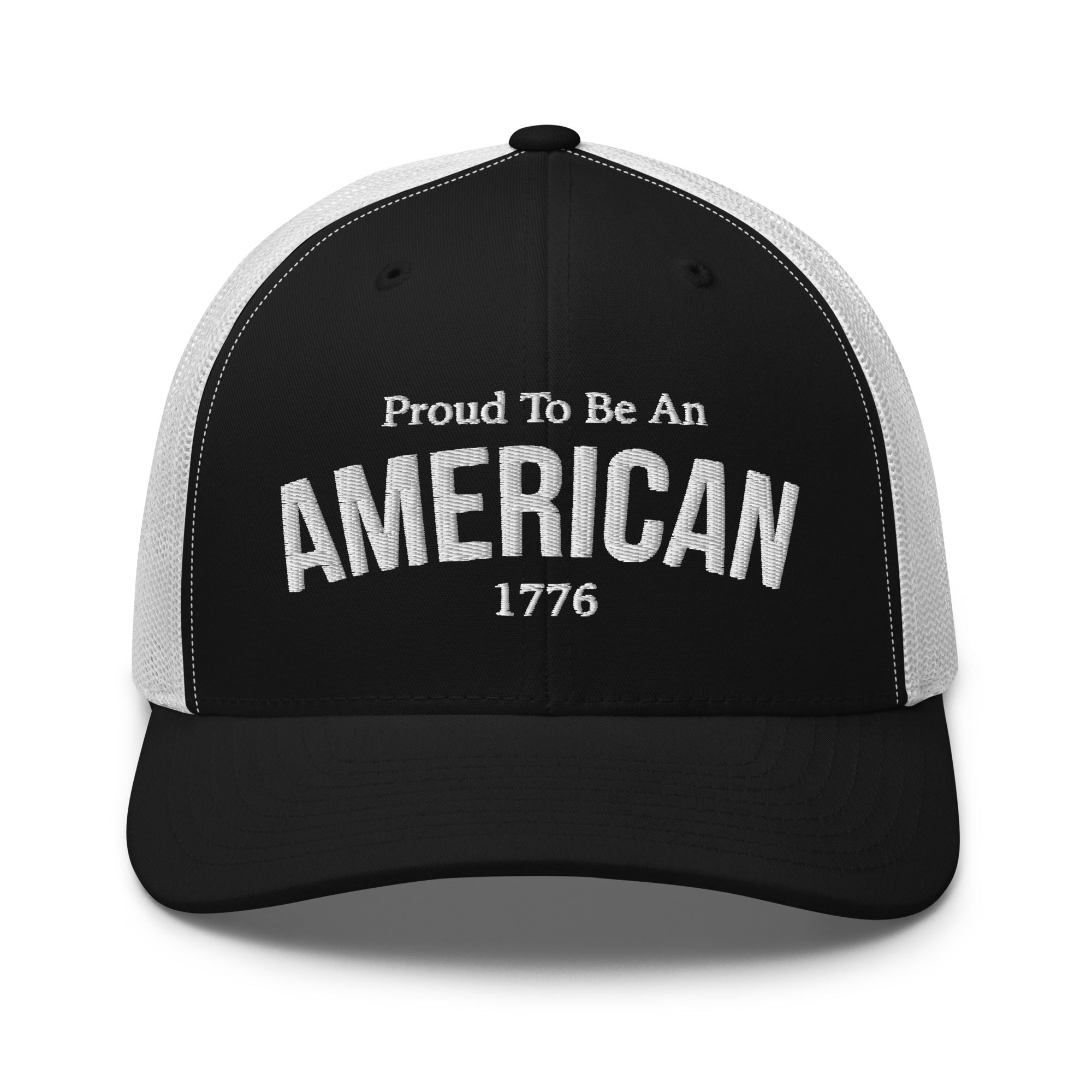 Proud To Be An American Trucker Cap