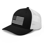 White American Flag Trucker Cap - | Drunk America 