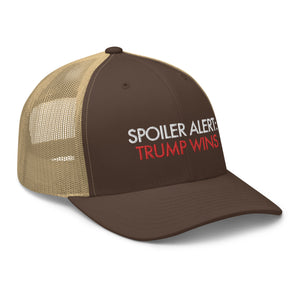 Spoiler Alert Trump Wins Trucker Cap - | Drunk America 
