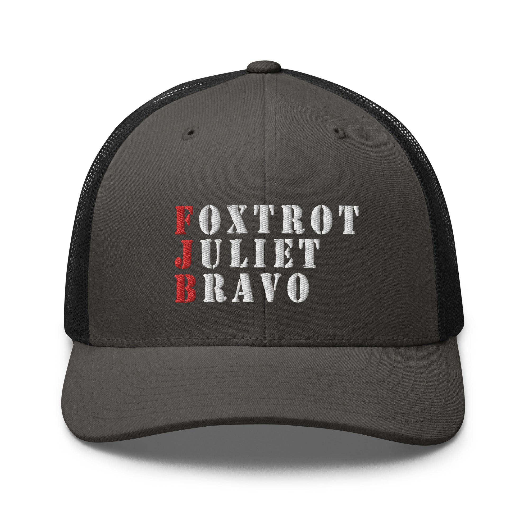 Foxtrot Juliet Bravo FJB Trucker Cap - | Drunk America 