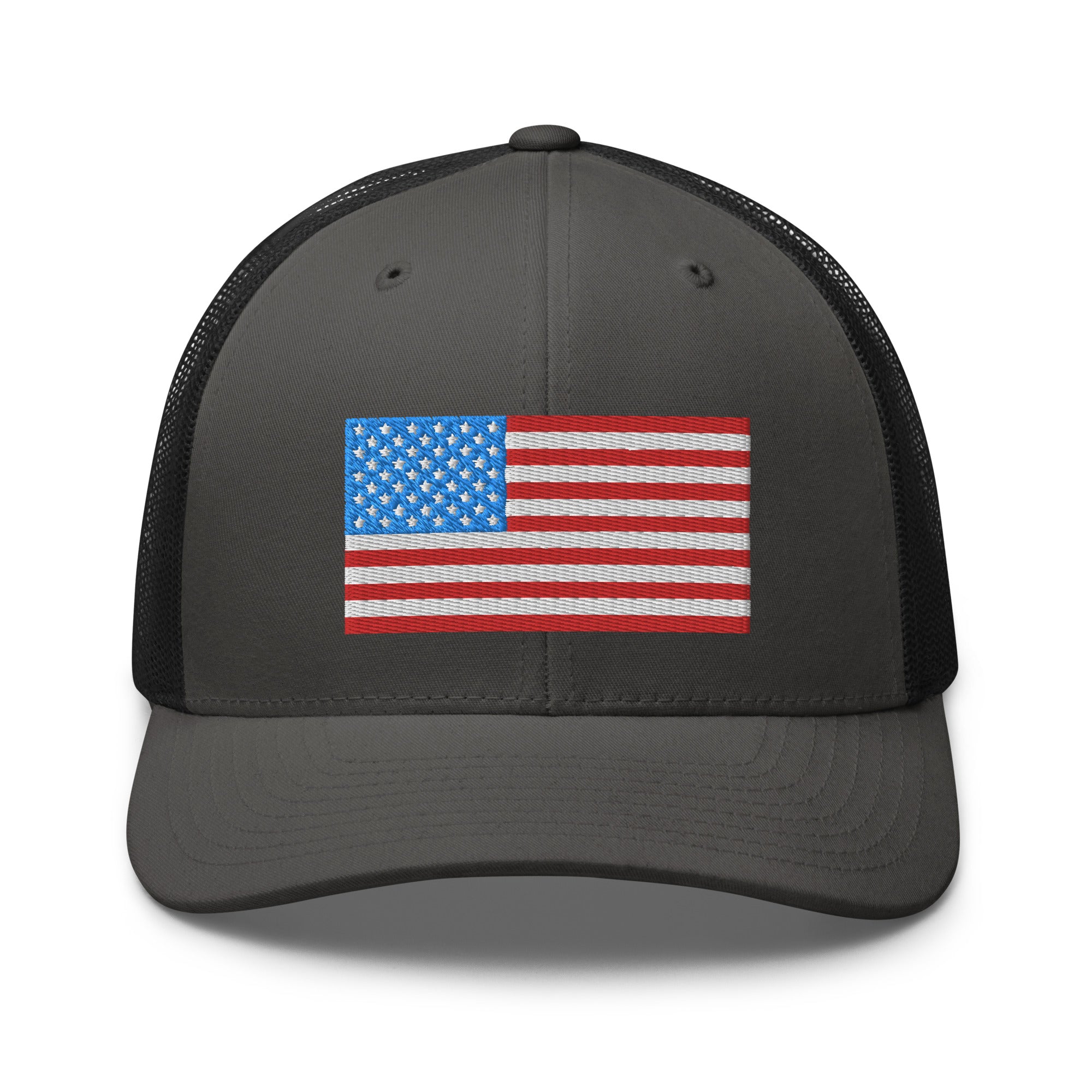 American Flag Trucker Cap - | Drunk America 