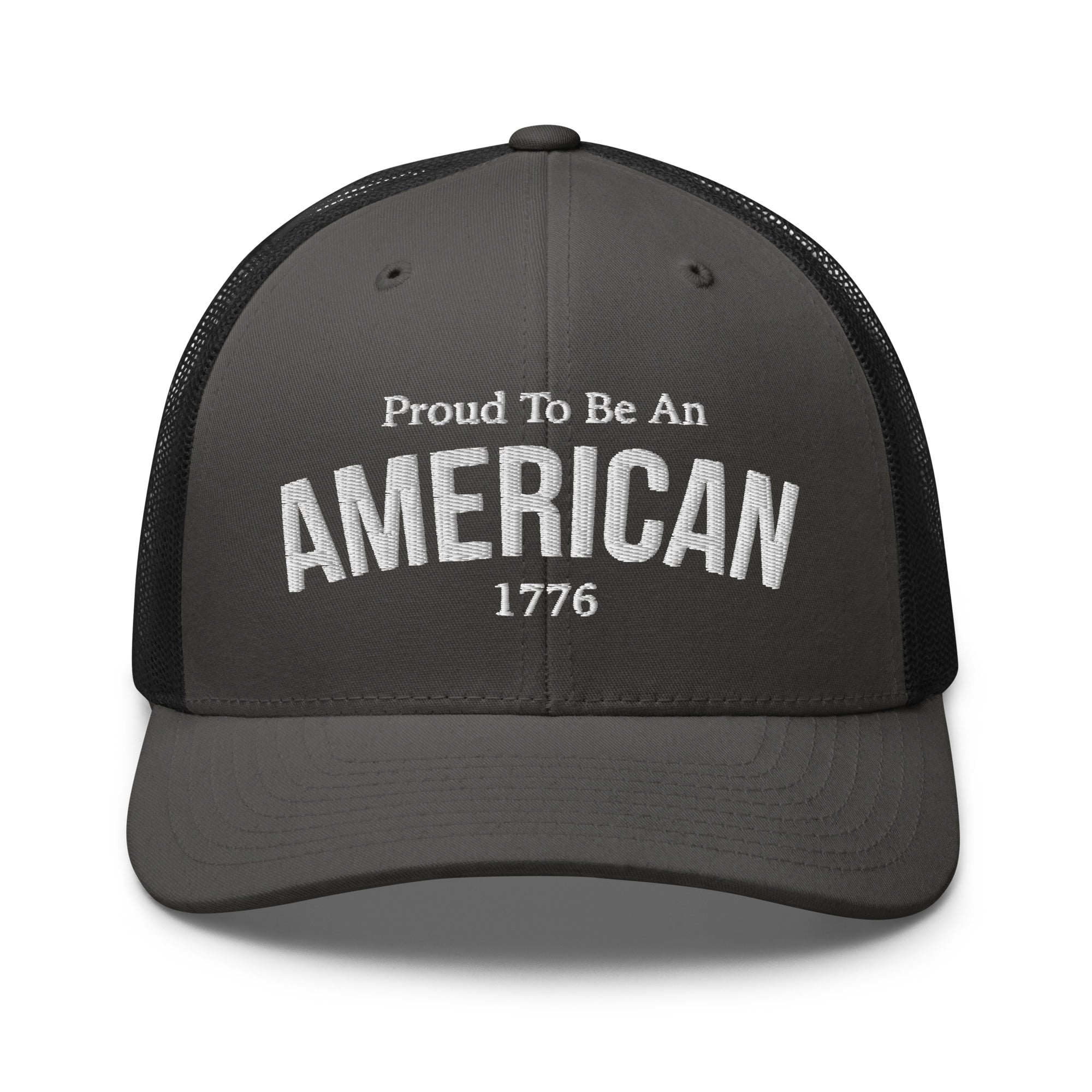 Proud To Be An American Trucker Cap