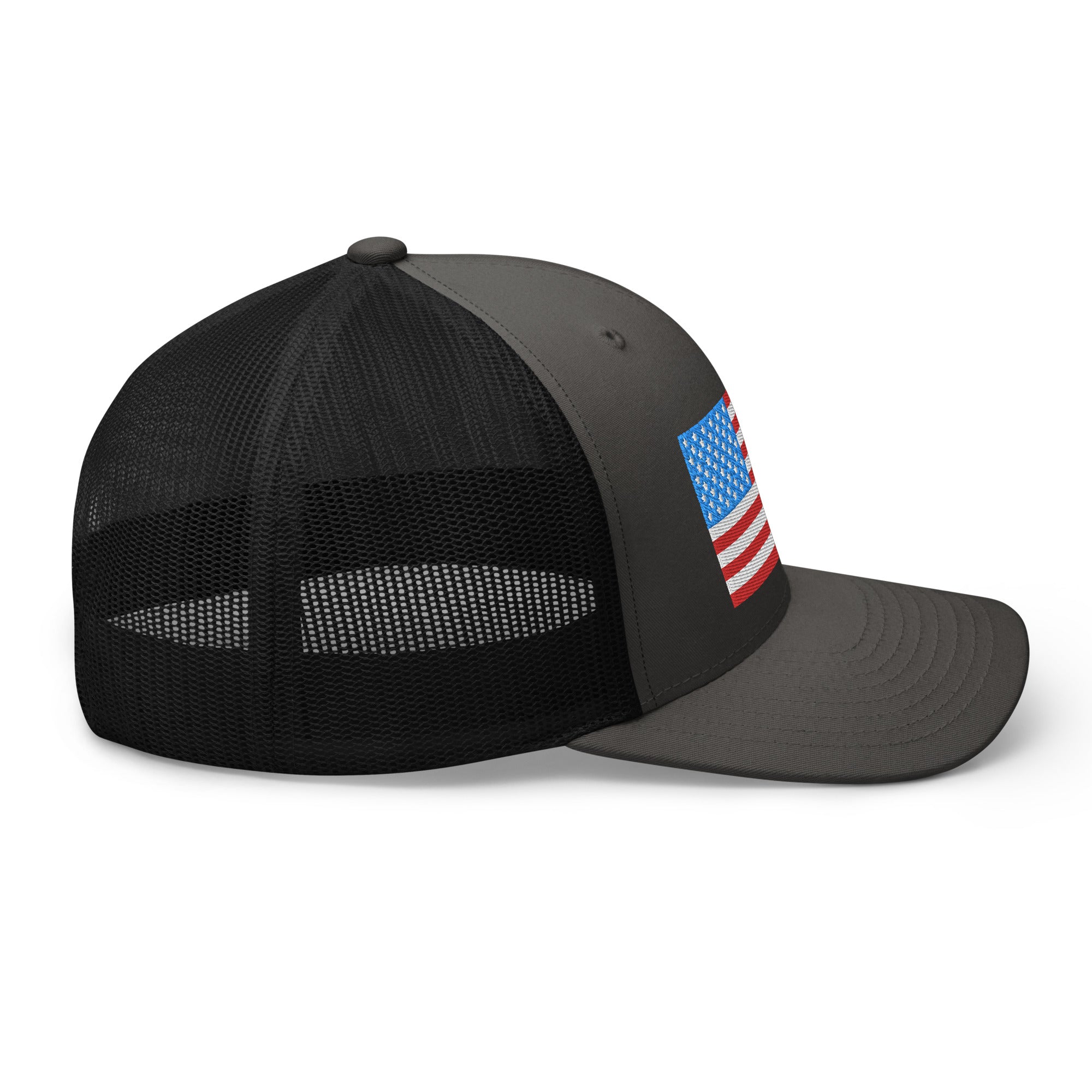 American Flag Trucker Cap - | Drunk America 