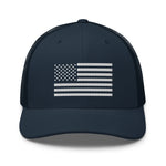 White American Flag Trucker Cap - | Drunk America 