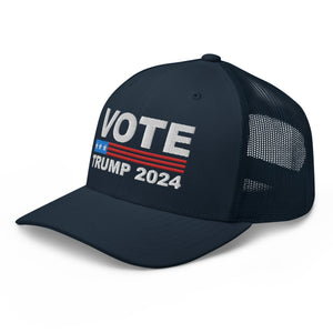 Vote Trump 2024 Trucker Cap