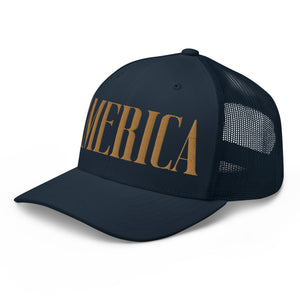 America Old Gold Trucker Cap