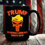 Trump Halloween Scaring Liberals Since 2016 Coffee Mug