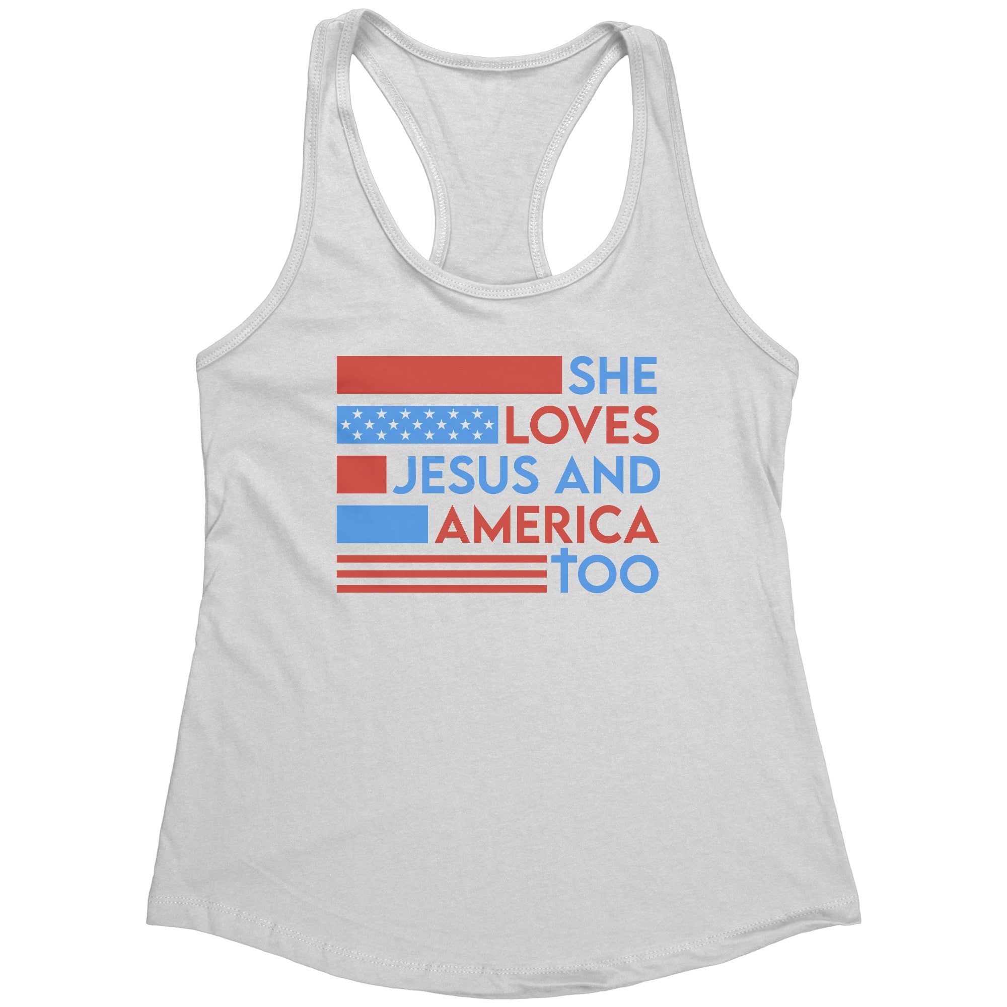 She Loves Jesus And America Too (Ladies) - Drunk America