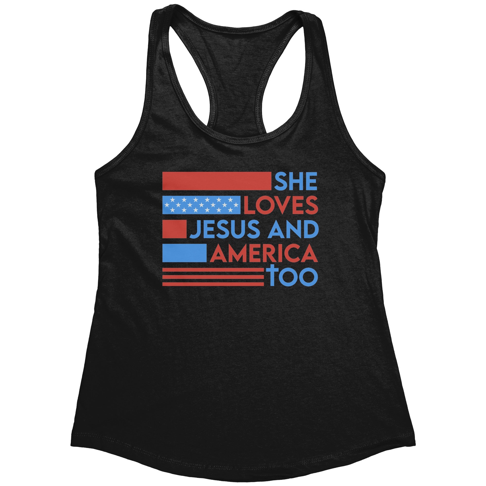 She Loves Jesus And America Too (Ladies) - Drunk America