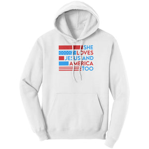She Loves Jesus And America Too (Ladies) - Drunk America