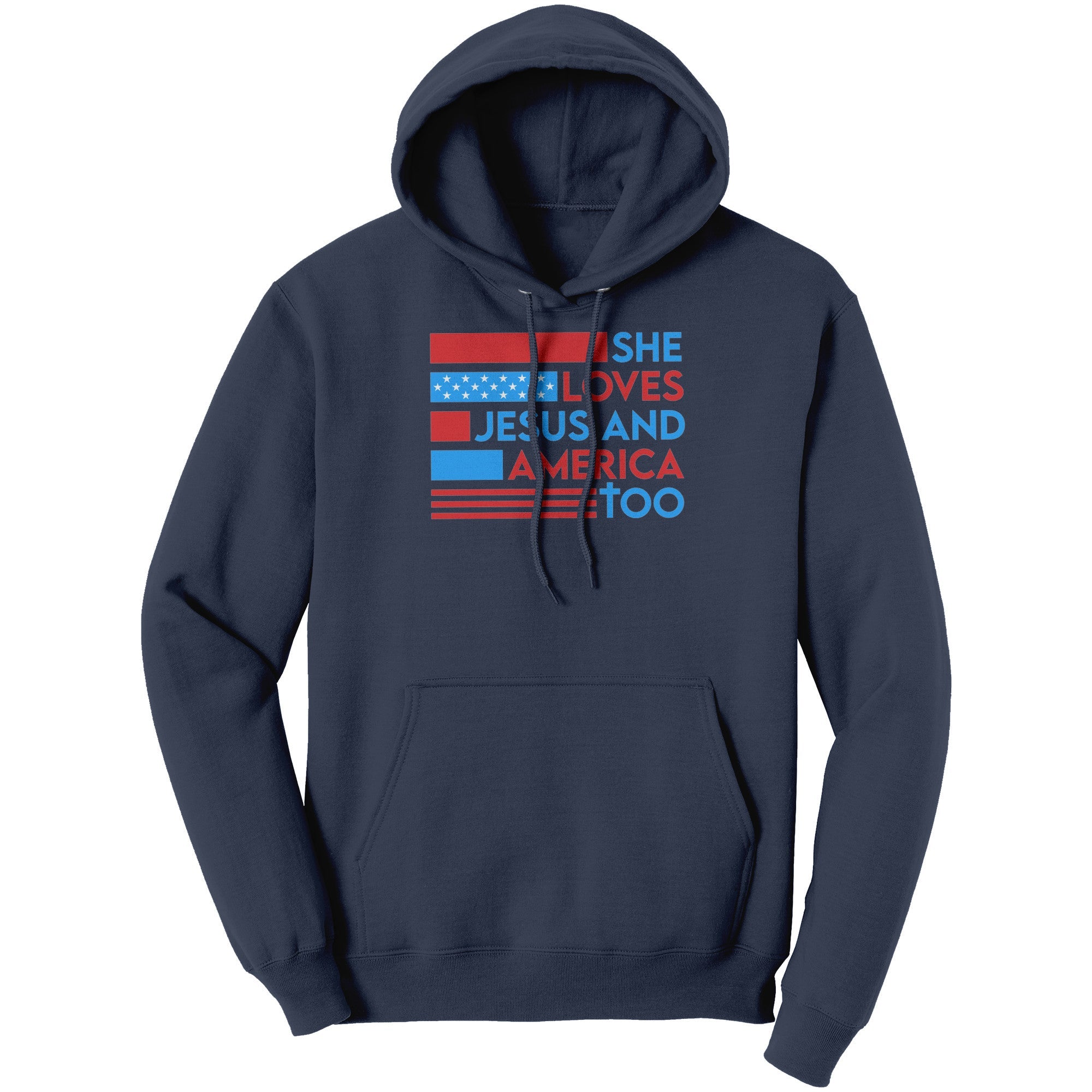 She Loves Jesus And America Too (Ladies) - Drunk America