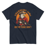 strawberry-jams-but-my-guns-dont-bald-eagle-mullet-graphic-t-shirt-3 -