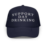 Support Day Drinking Foam Trucker Hat - Drunk America