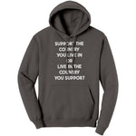 Support The Country You Live In Or Live In The Country You Support - Drunk America
