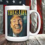 Trump Thug Life Gold Grill Coffee Mug