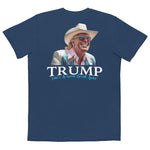 Trump Cowboy Hat Comfort Colors Pocket Tee - Drunk America