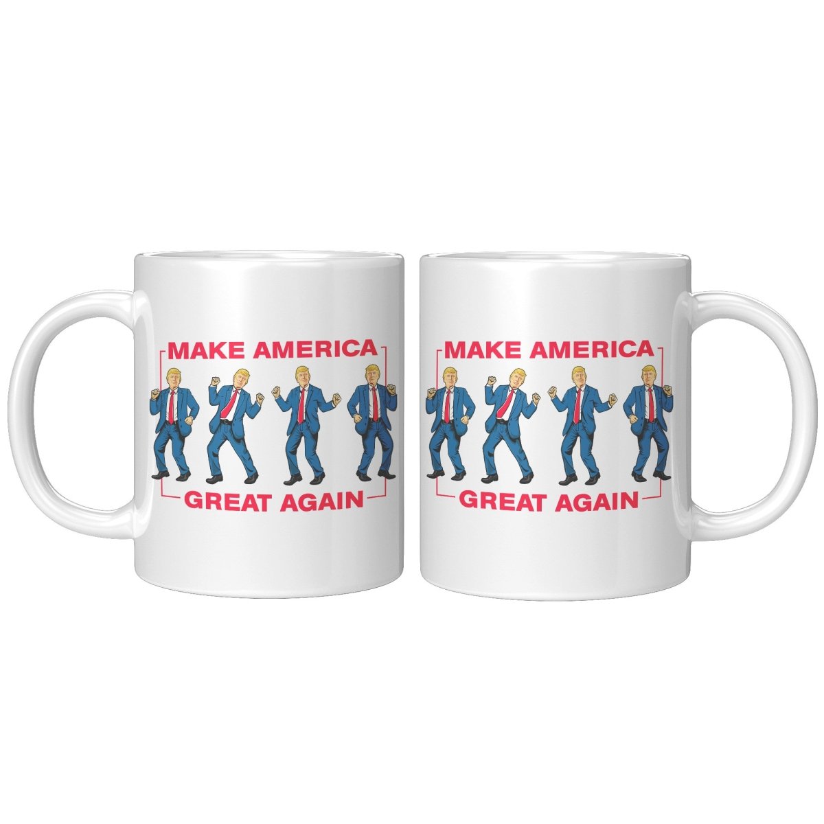 Trump Dance Make America Great Again Coffee Mug - Drunk America