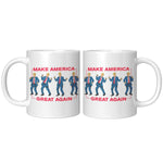 Trump Dance Make America Great Again Coffee Mug - Drunk America