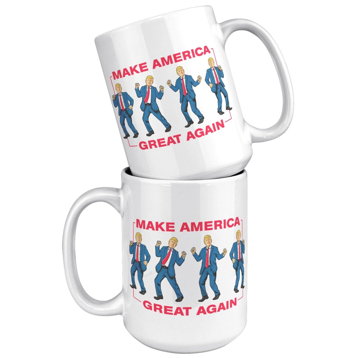 Trump Dance Make America Great Again Coffee Mug - Drunk America