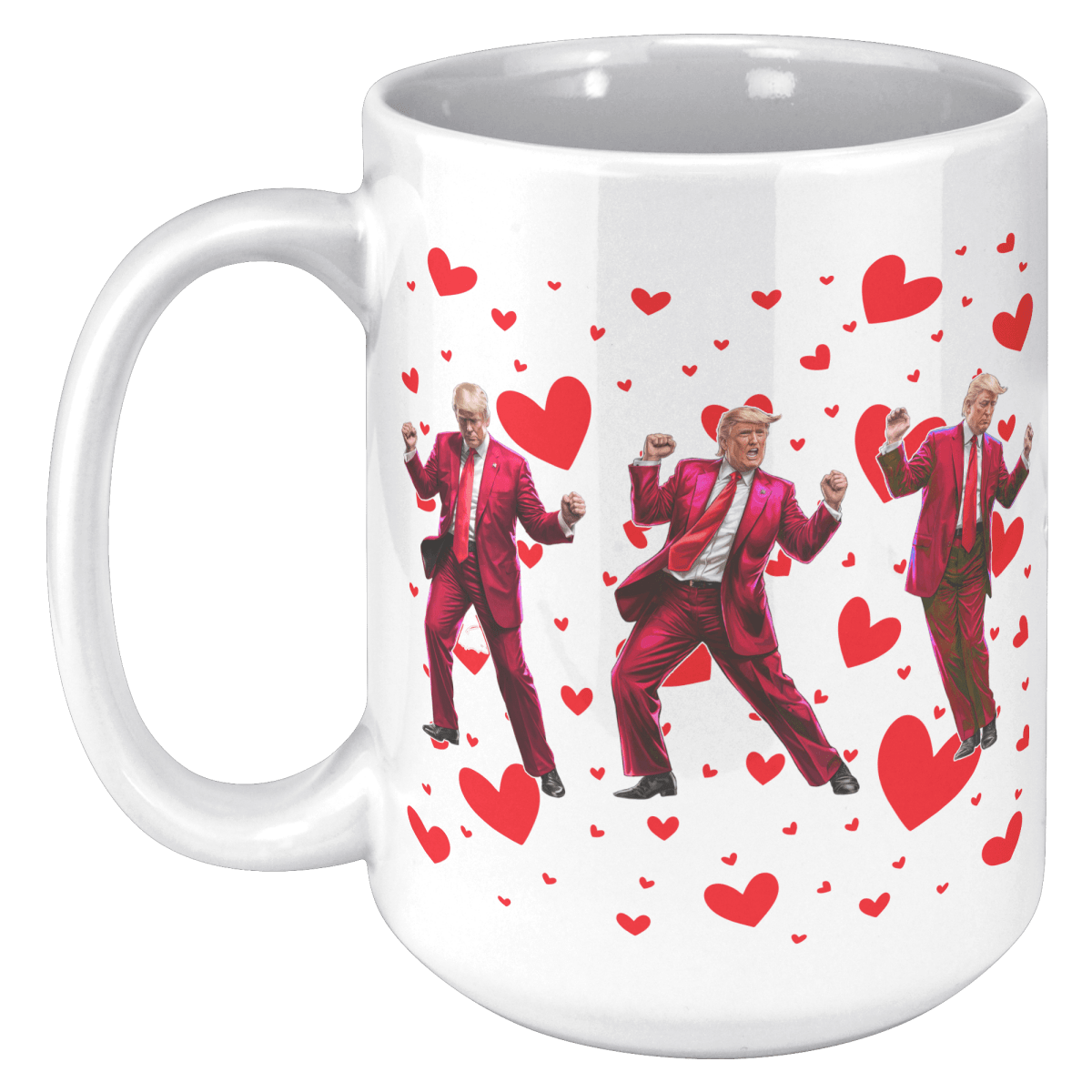 Trump Dance Valentine's Day Coffee Mug - Drunk America