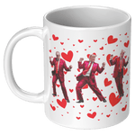Trump Dance Valentine's Day Coffee Mug - Drunk America