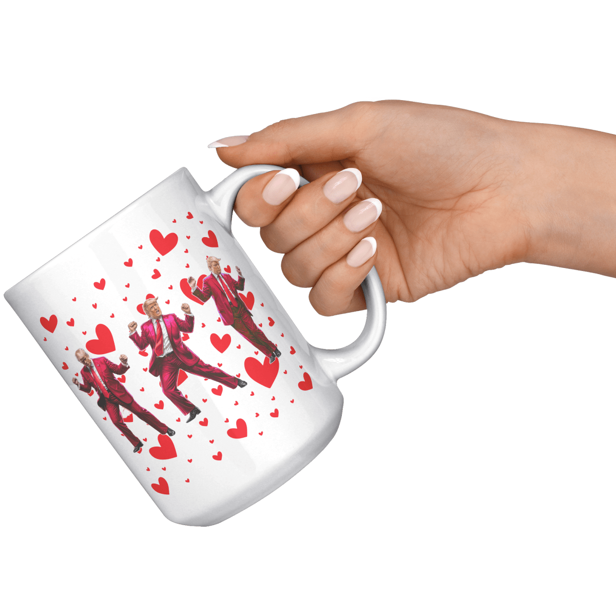Trump Dance Valentine's Day Coffee Mug - Drunk America