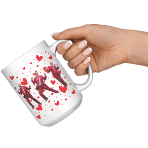 Trump Dance Valentine's Day Coffee Mug - Drunk America
