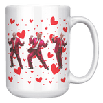 Trump Dance Valentine's Day Coffee Mug - Drunk America
