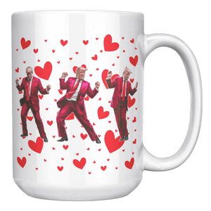 Trump Dance Valentine's Day Coffee Mug - Drunk America