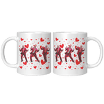 Trump Dance Valentine's Day Coffee Mug - Drunk America