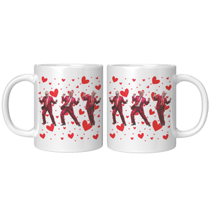 Trump Dance Valentine's Day Coffee Mug - Drunk America