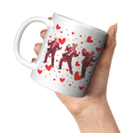 Trump Dance Valentine's Day Coffee Mug - Drunk America