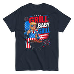 trump-grill-baby-grill-4th-of-july-funny-grilling-graphic-t-shirt-3 -