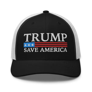 Trump Save America Trucker Cap - Drunk America