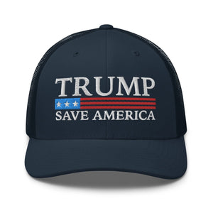 Trump Save America Trucker Cap - Drunk America
