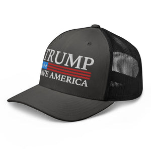 Trump Save America Trucker Cap - Drunk America