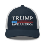 Trump Save America Trucker Cap - Drunk America