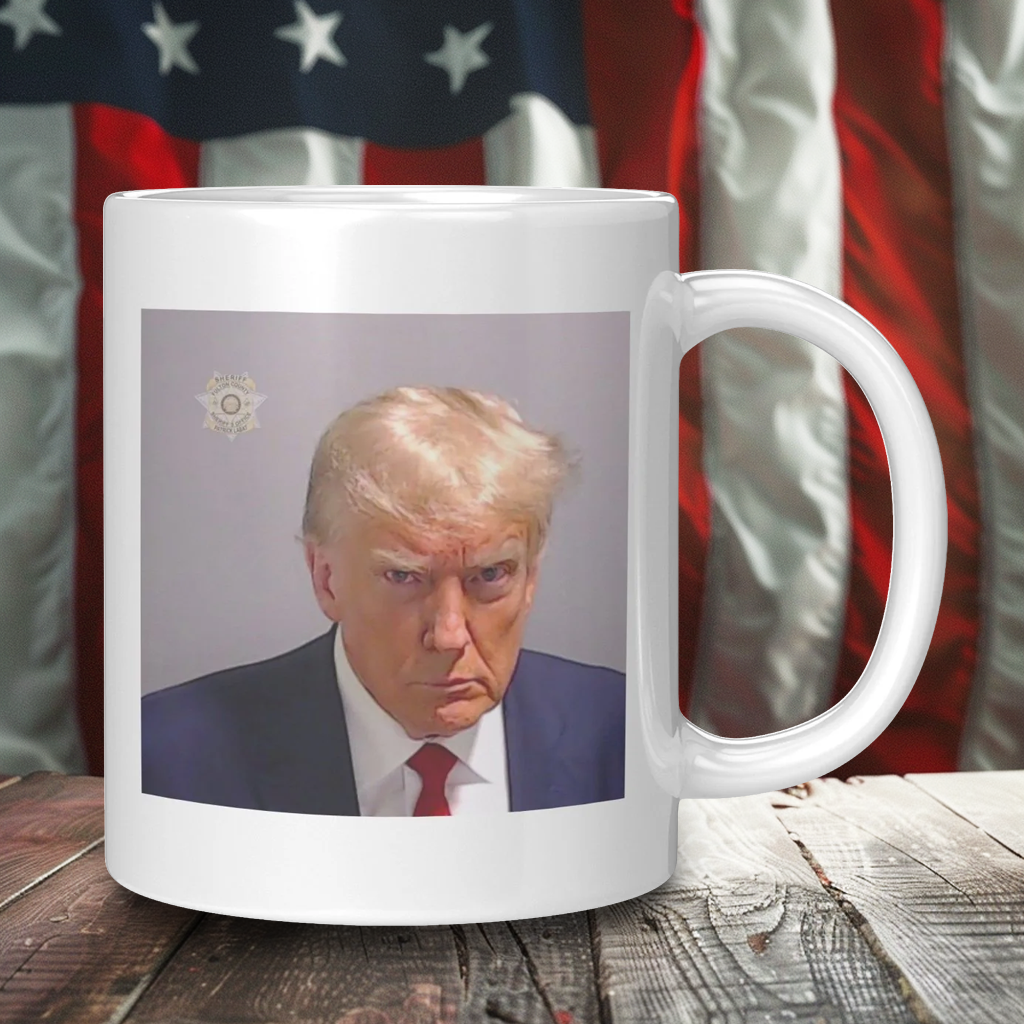 Donald Trump Mugshot Coffee Mug