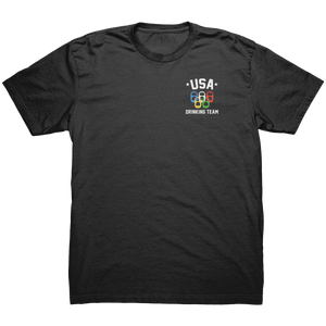 USA Drinking Team - Front & Back Print - Drunk America