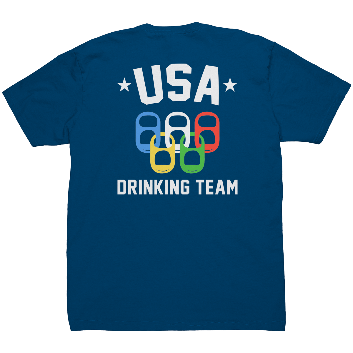 USA Drinking Team - Front & Back Print - Drunk America