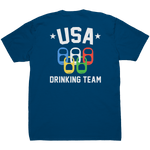 USA Drinking Team - Front & Back Print - Drunk America