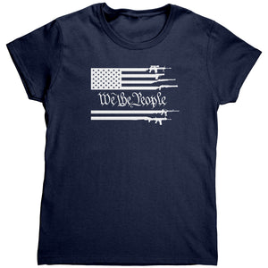 We The People Gun Flag (Ladies) - Drunk America