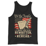 we-the-people-it-doesnt-need-to-be-rewritten-it-needs-to-be-reread-patriotic-constitution-mens-tank-top -