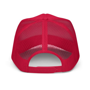 Yes I'm A Trump Girl Foam Trucker Hat - Drunk America