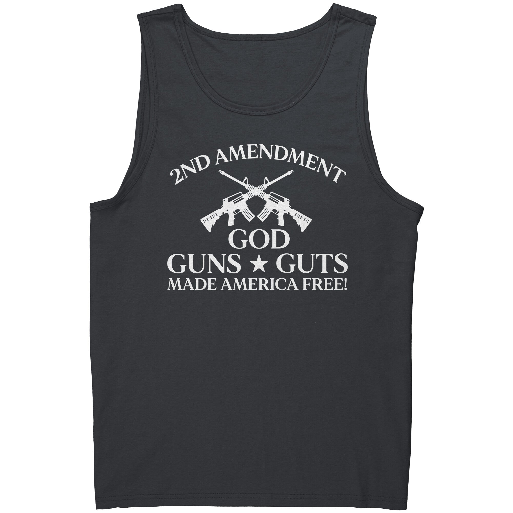 2nd Amendment God Guns Guts -Apparel | Drunk America 
