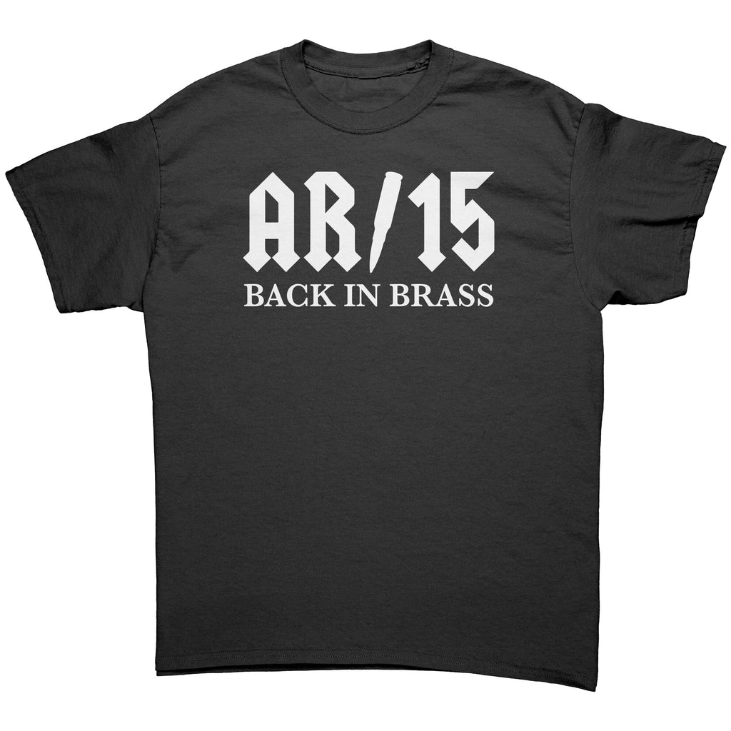 AR15 Back In Brass -Apparel | Drunk America 