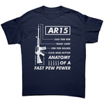 AR 15 Anatomy Of A Fast Pew Pewer -Apparel | Drunk America 